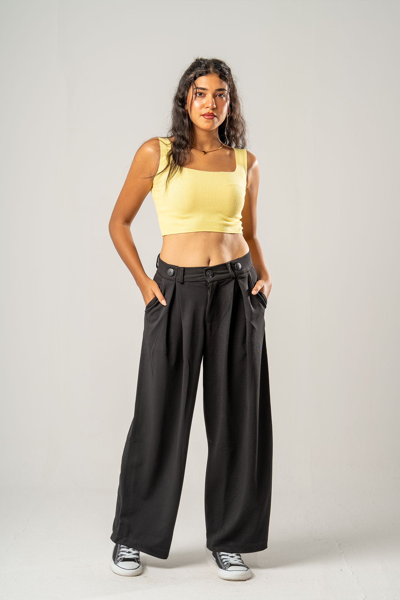 Pleated Pants